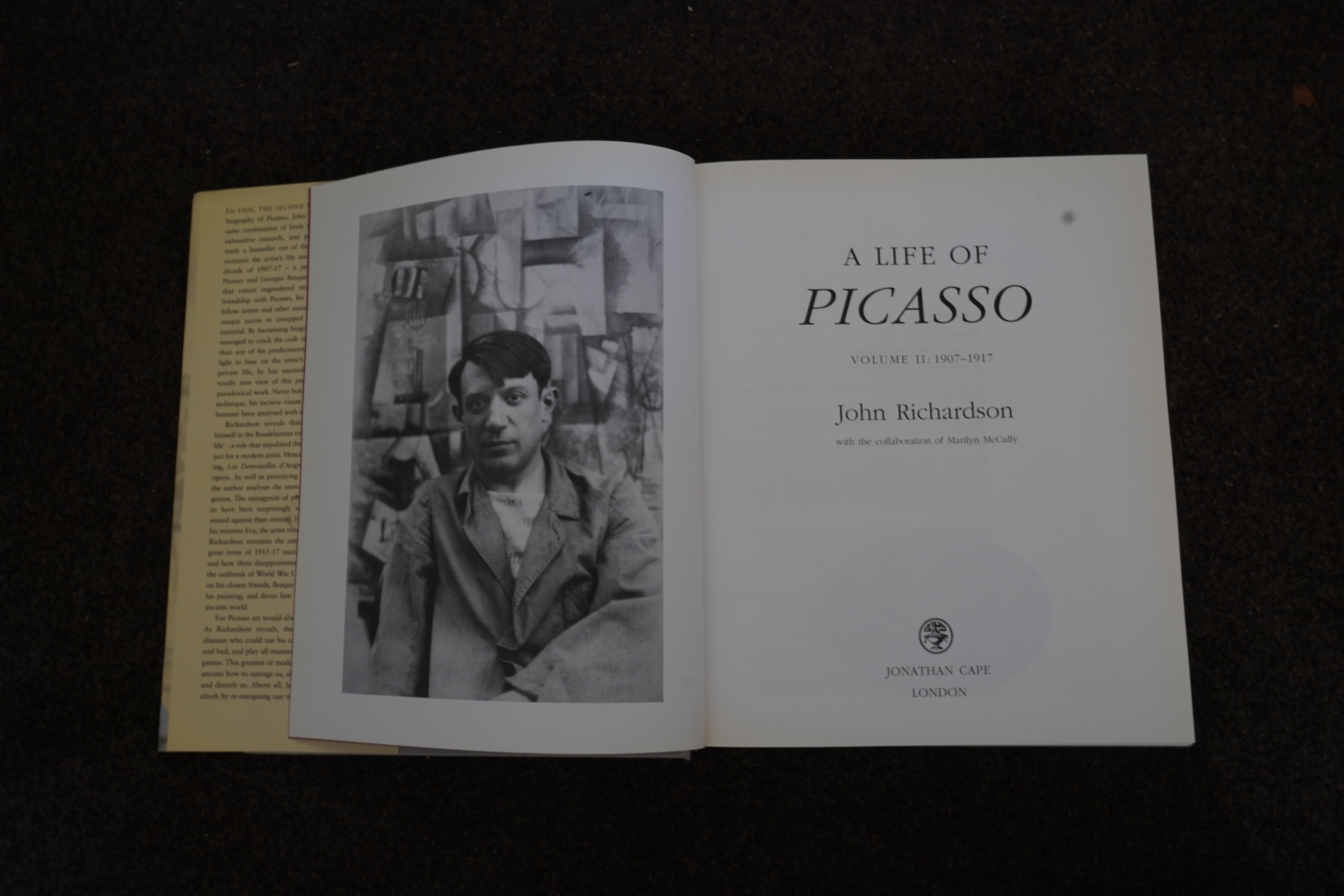 Richardson, John - A Life of Picasso. vols. 1 and 2 only (ex.4). illus. throughout; publisher's cloth and d/wrappers, 4to. 1991-96; Lynton, Norbert-Klee. 3nd edition. num. coloured and other illus.; publisher's cloth and